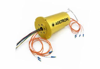 Fiber Optic+Electric Slip Ring — 4 Channel